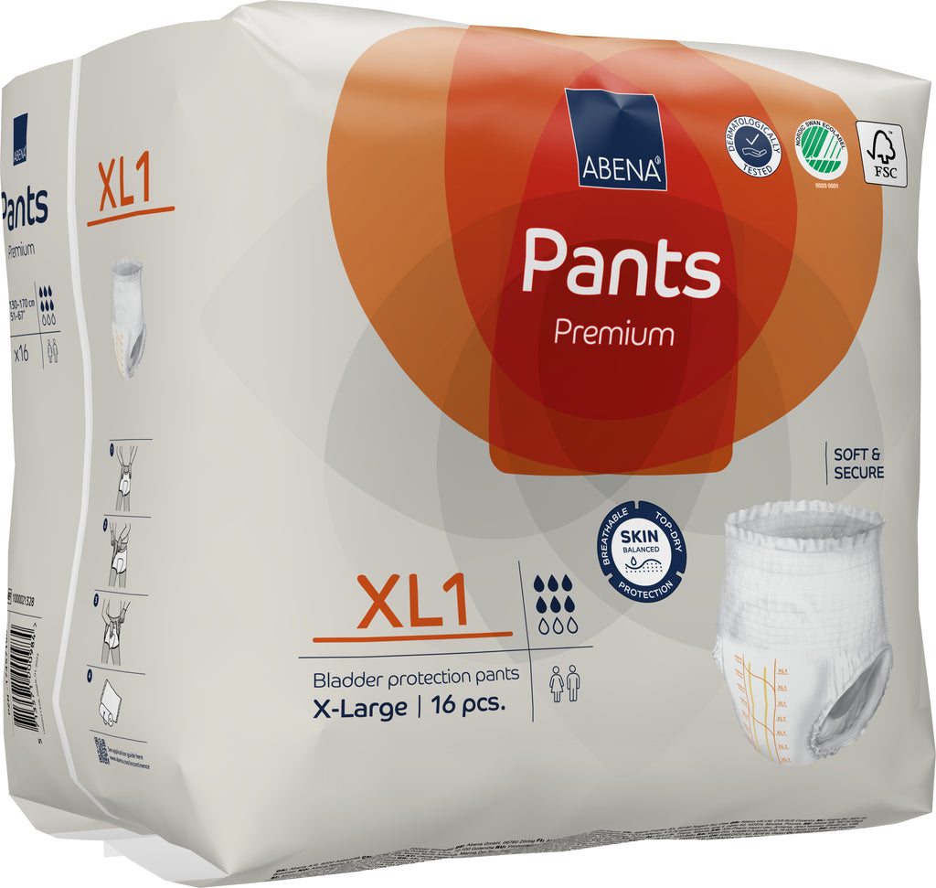 Abena Pants (Abri Flex) Adult Pull-up Extra Large (XL) 16 Pcs – Keeps