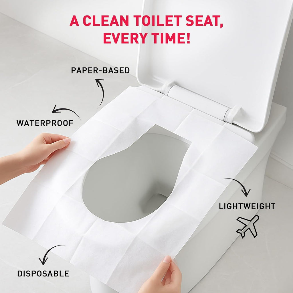 Puffin Disposable Toilet Seat Covers XL - 20 Sheets