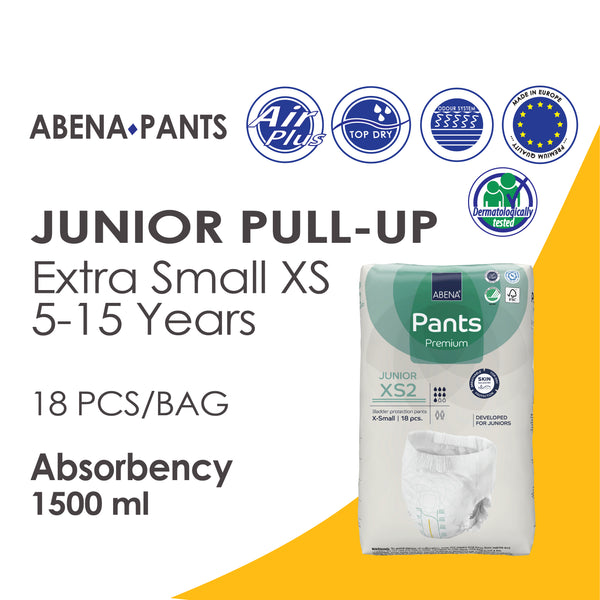Abena Pants Junior (Abri Flex) Pull-up (Age 5-15 Years) Extra Small (XS) 18 Pcs
