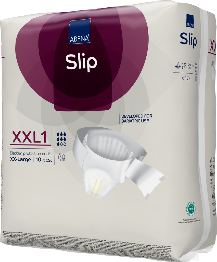 Abena Slip Adult Diaper XXLarge (XXL)- for up to 100 inches waist