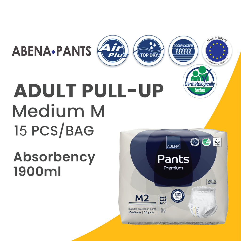 Abena Pants (Abri Flex) Adult Pull-up Medium (M) 15 Pcs – Keeps