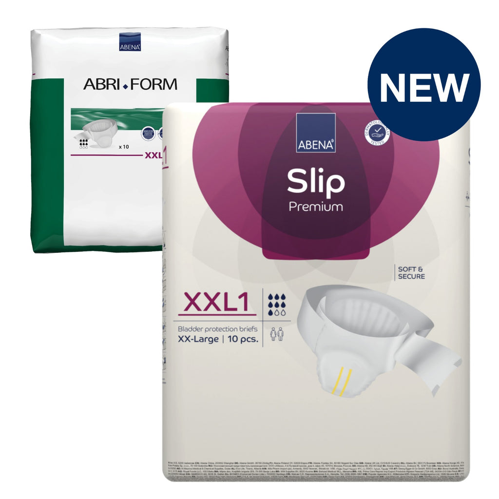 Abena Slip (Abri Form) Adult Diaper XXLarge (XXL) 10 Pcs.