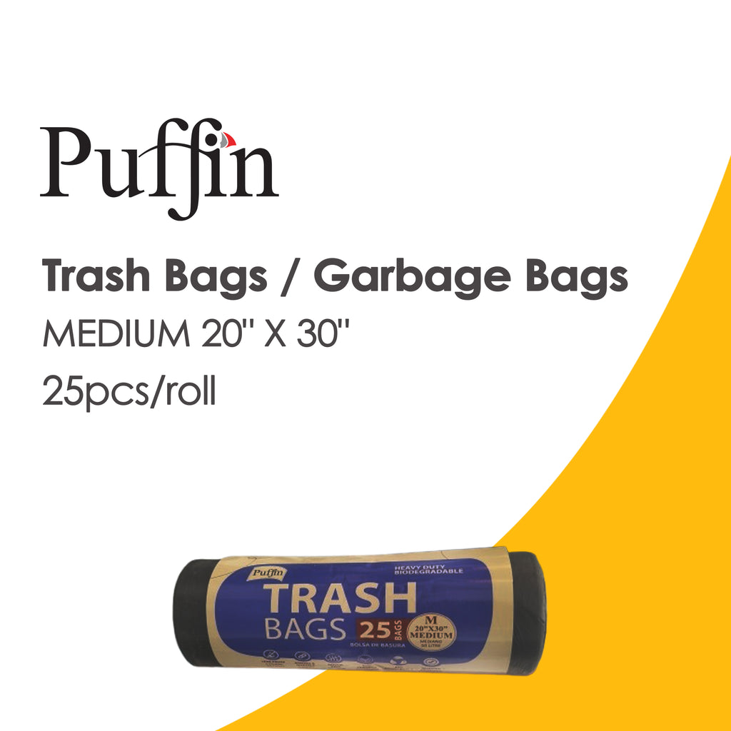 Reliable degradable garbage bags for everyday waste.