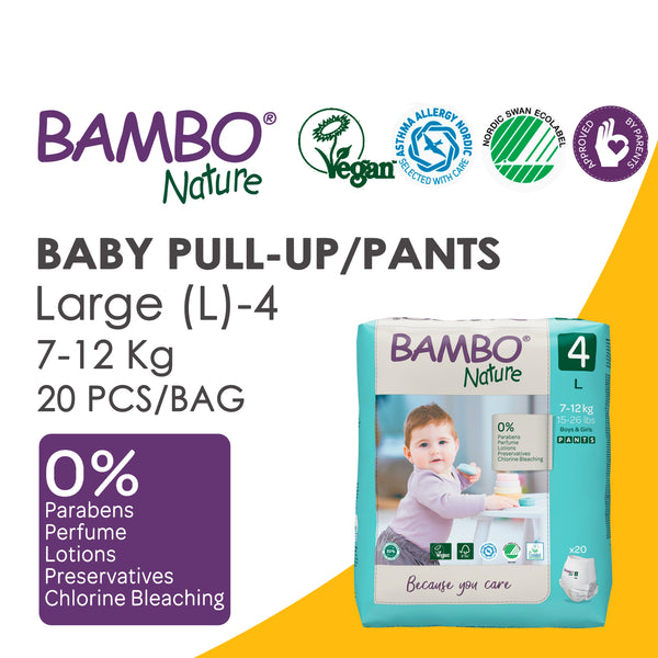 Bambo Nature Pants Size 4 versus molfix pants size 5