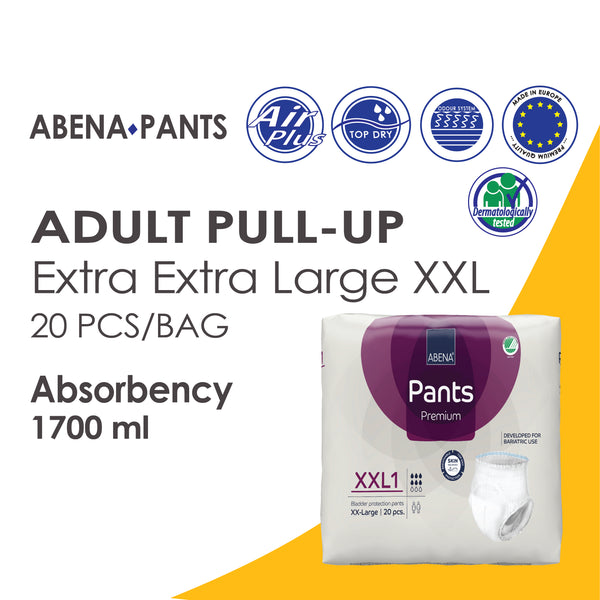 Abena Adult Pull Ups XXL - Pull Up Incontinence Pants for Adults that combine style and function.