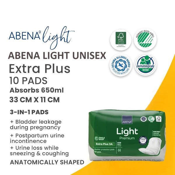 Abena Light UNISEX EXTRA PLUS like Always Discreet pads as adult incontinence pads