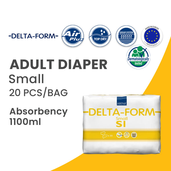 Delta Form Adult Diaper Small are designed for seniors, offering solutions for adult incontinence  like ife care adult diaper