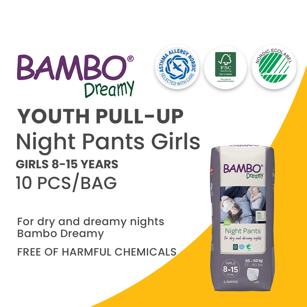 Bambo Dreamy Night Pants Girls 8-15 Years 10 Pcs