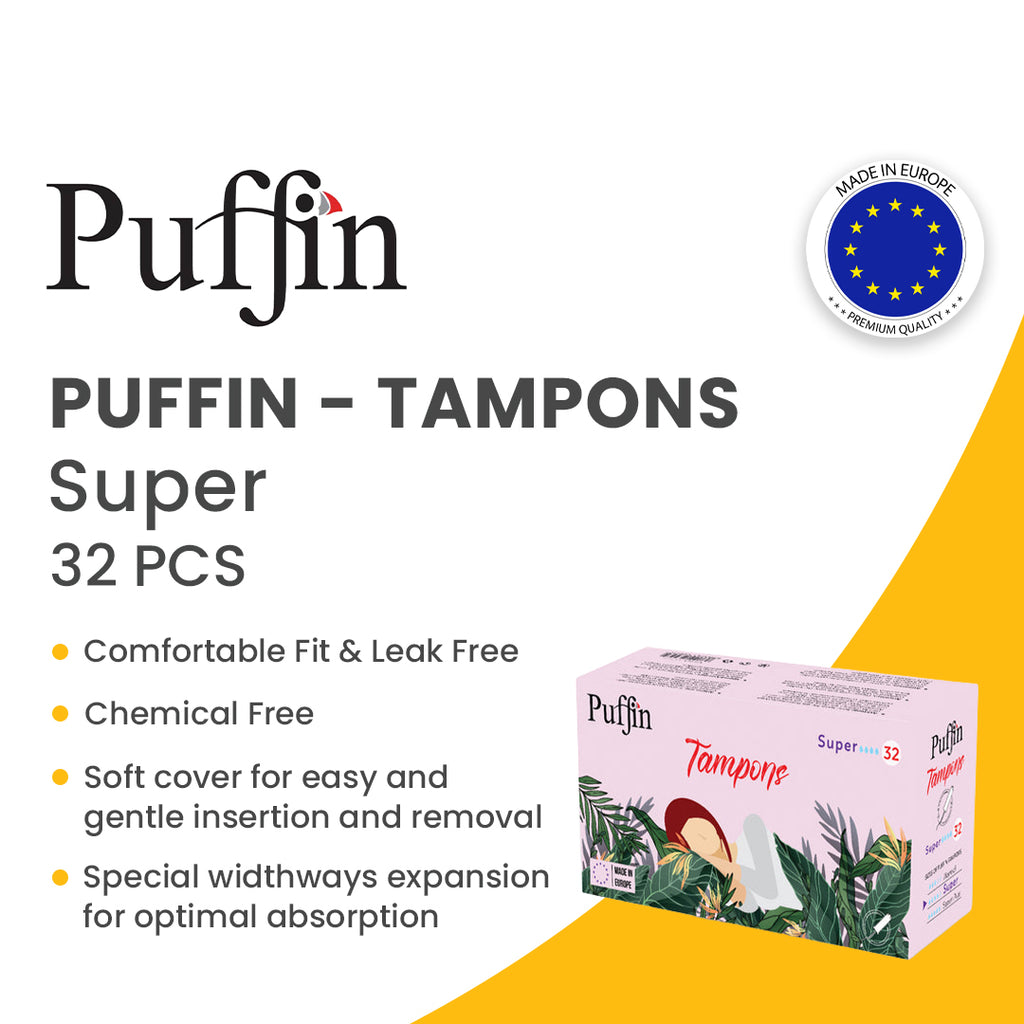Puffin Tampons SUPER 32 Pcs