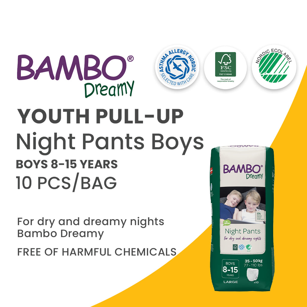 Bambo Dreamy Night Pants Boys 8-15 Years 10 Pcs