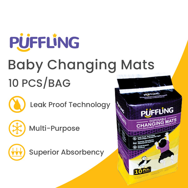 Puffling Baby Changing Mats 10pcs